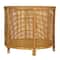 Hello Honey® Round Bamboo & Rattan Accent Table